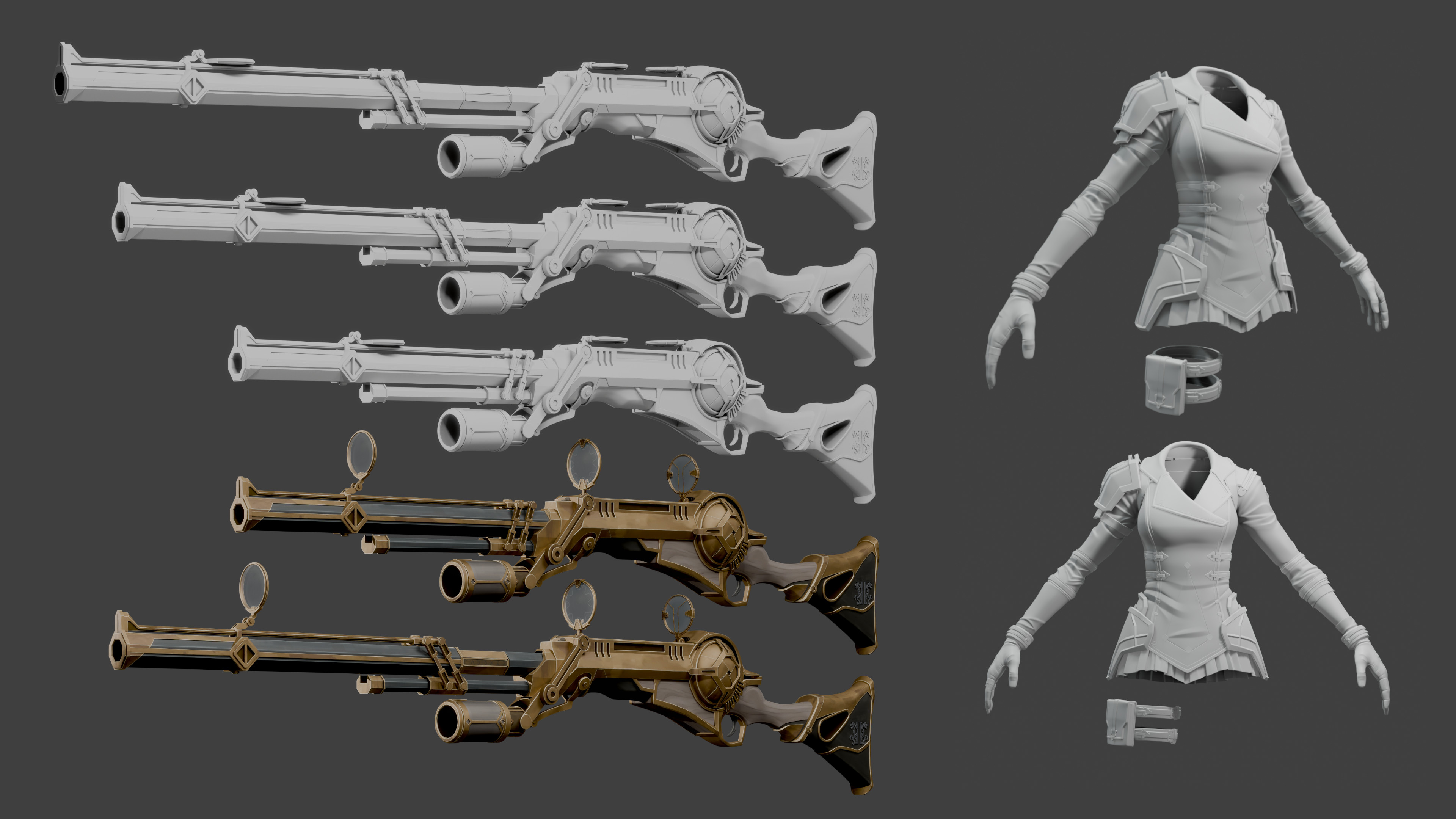 Detailed Props & Complex Outfits Example